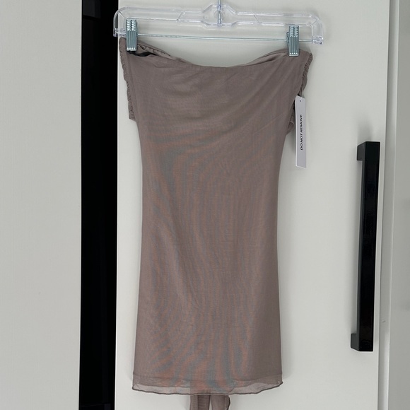 Princess Polly Strapless Dress in Taupe - Picture 6 of 7